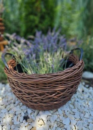 Корзина из ротанга