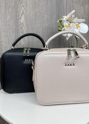 Женская каркасная мини сумочка на плечо в стиле zara3 фото