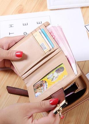 Женский маленький клатч кошелек, яркий портмоне для женщин8 фото
