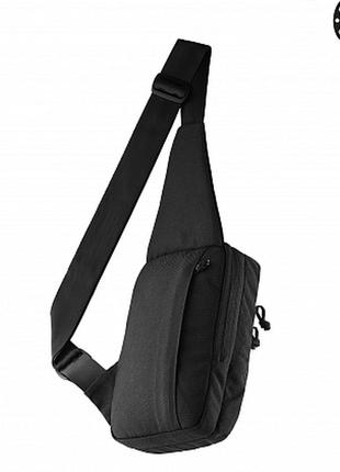 M-tac сумка тактична наплечная elite gen.iv с липучкой black черная2 фото