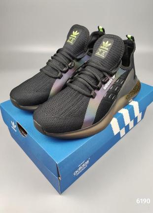 Adidas zx 5k boost neon black3 фото