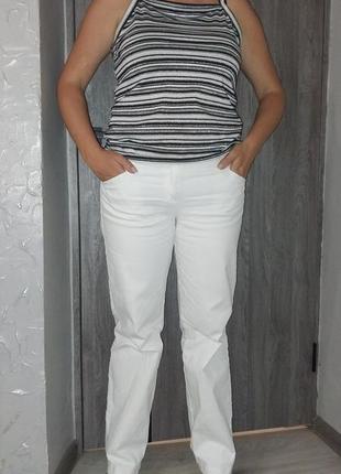 Шикарные белые джинсы3 фото