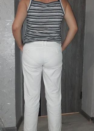 Шикарные белые джинсы4 фото