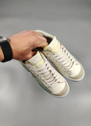 Nike blazer low multicolor7 фото