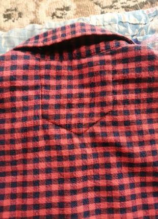 Утеплена сорочка клітка 6