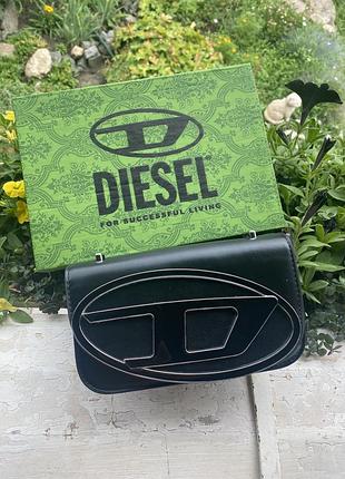 ✅✅сумка diesel дизель сумочка через плече багет disel