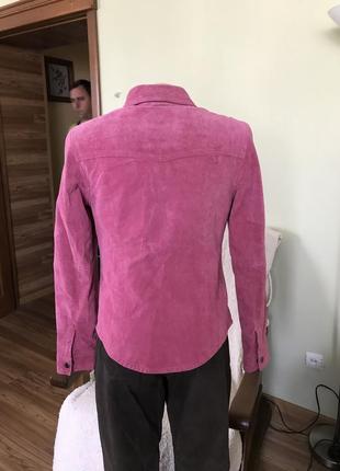 Кожаная рубашка- куртка2 фото