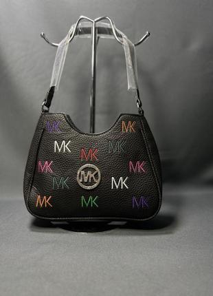 Сумка черная женская в стиле michael kors клатч сумка майкл корс кросс-боди