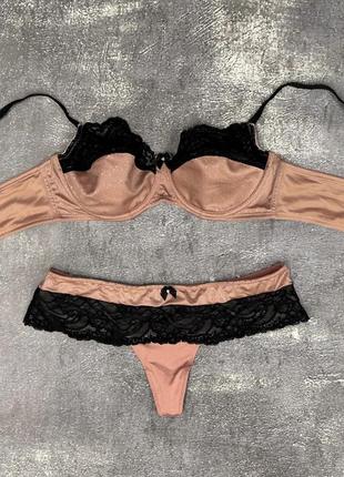 Комплект белья бюст бюстгальтер трусы трусики hunkemoller9 фото
