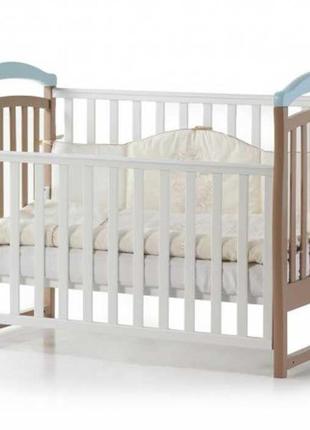 Ліжечко дитяче верес соня лд6 капучіно/голубий