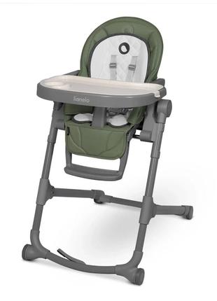 Стульчик для кормления lionelo cora plus green olive