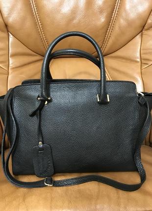 Сумка объемная кожаная новая genuine leahter