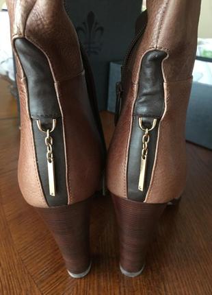 Шикарні італійські чоботи giorgio vasari/ чоботи шкіра, нові в коробці {gelmetti}2 фото