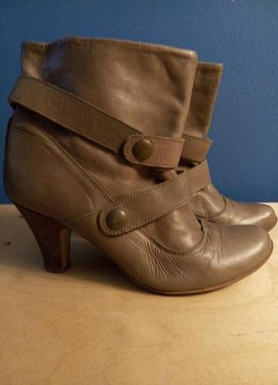Ботильоны кожа