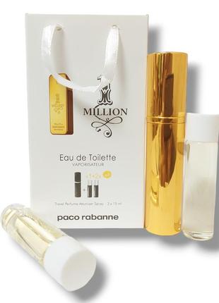 Духи мужские 3в1 paco rabanne 1 million  45 мл. (пако рабан 1 миллион)1 фото