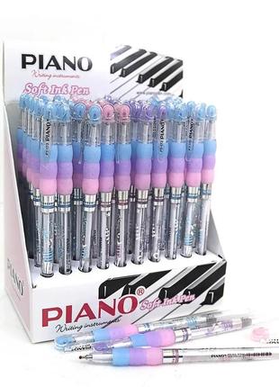 Набір ручок масляних piano "dizain" синя 50шт/упак., 173pt2400