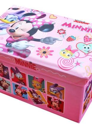 Корзина-ящик для игрушек minnie mouse, 40*25*25см, d-3524