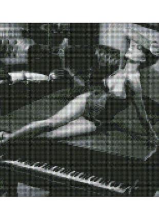 Алмазная мозаика "уверенность" идейка 40х50 см, amo7309