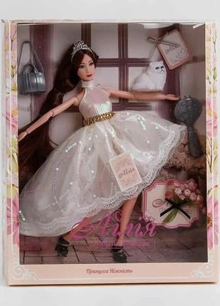 Кукла шарнирная лилия принцесса нежность tk group, тк-10768