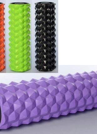 Массажер рулон для йоги, еva, размер 45-13см, 4 цвета, в кульке, 45-13-13см, ms1843-5