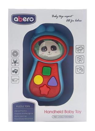 Детский мобильный телефон со звуком красно синий , qx-91179e(blue-red)