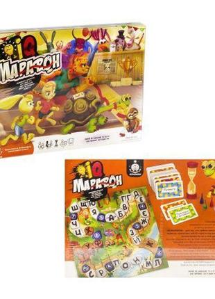 Детская настольная игра danko toys iq марафон, g-iqm-01-01u