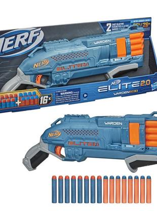 Іграшкова зброя hasbro "нерф еліт 2.0", бластер варден, e9959