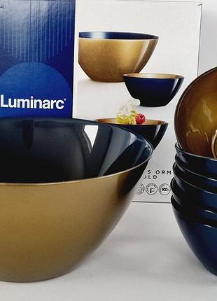 Набор салатников luminarc7 предметов blue&cold, p6671