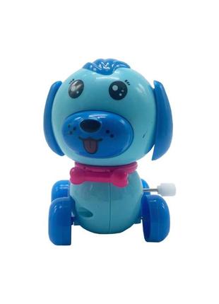 Игрушка заводная собака синий, 665(blue)