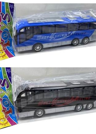 Автобус игрушечный инерционный, 2 цвета, 828-d4/d5