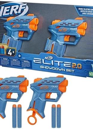 Набор игрушечных бластеров nerf elite 2.0 showdown, f5027