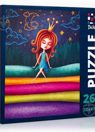 Пазлы детские princess 260 элементов, 32*47см, vladi toys, украина, dt200-04