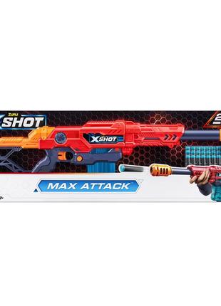 Бластер детский x-shot red large max attack (24 патрона), 3694r