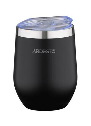 Термокружка 350 мл ardesto compact mug черная , ar2635mmb