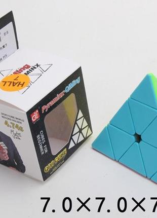 Головоломка кубик-логіка, піраміда, в коробці 7х7х7 см, eqy511