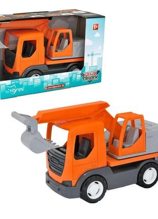 Машинка city truck погрузчик тигрес 27см, 39887