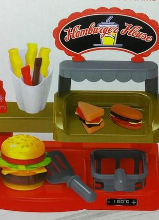 Игровой набор "гамбургерный", звук, аксессуары, na-8899-20
