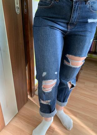 Бойфренды.джинсы.рванки ,бренд asos denim турция2 фото