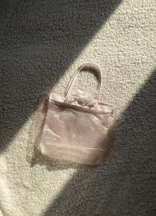 Mary kay полупрозрачная сумочка сумка прозрачная1 фото