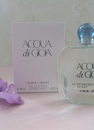 Тестпр giorgio armani acqua di gioia 100 мл
