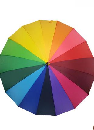 Зонт разноцветный радуга, качество1 фото