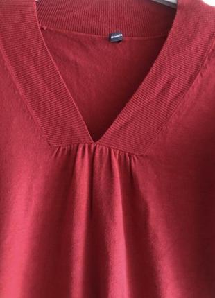 Блуза красная2 фото