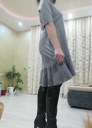 Платье серое 5
