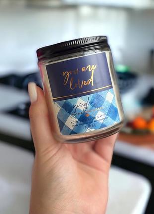 Свічка bath and body works gigngham оригінал знижка