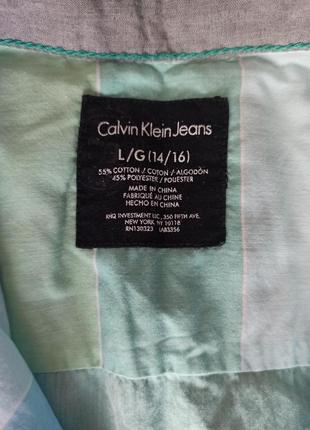 Рубашка подростковая calvin klein jeans2 фото