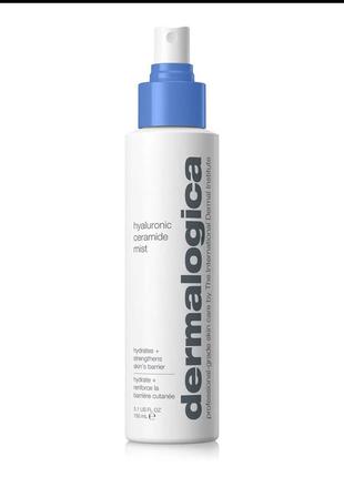 Dermalogica hyaluronic ceramide mist - гиалуроновый тонер с липидами.