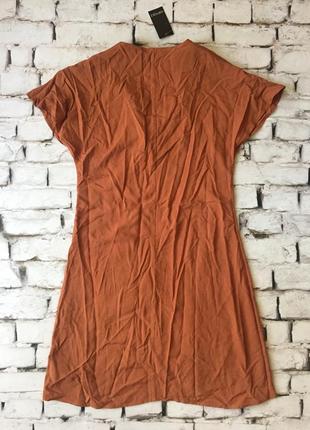 Крутое платье цвета горчица летний сарафан вискозный уценка2 фото
