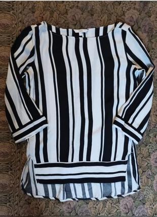 Елегантна брендова блуза з четвертним рукавом, відкритою горловиною від next5 фото