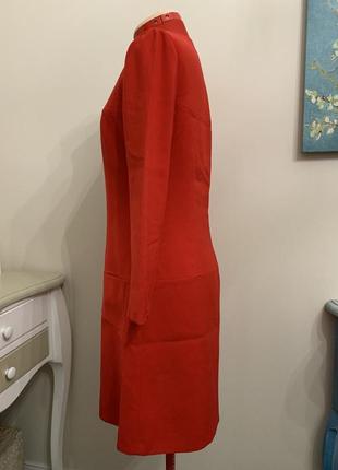 Красное платье с рукавами marc aurel2 фото