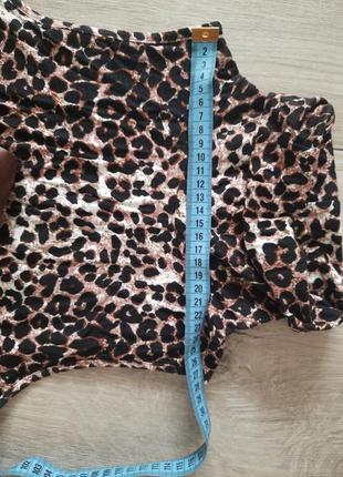 Сукня леопардова ## з атласною стрічкою # в ідеальному стані на s-m10 фото